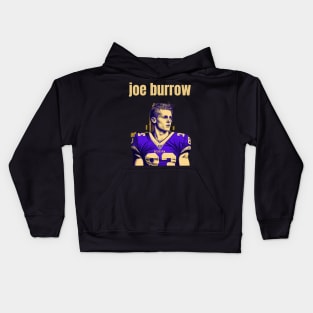 joe burrow cute graphic design Kids Hoodie